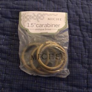 NWT Miche Antique brass 1.5” carabiner